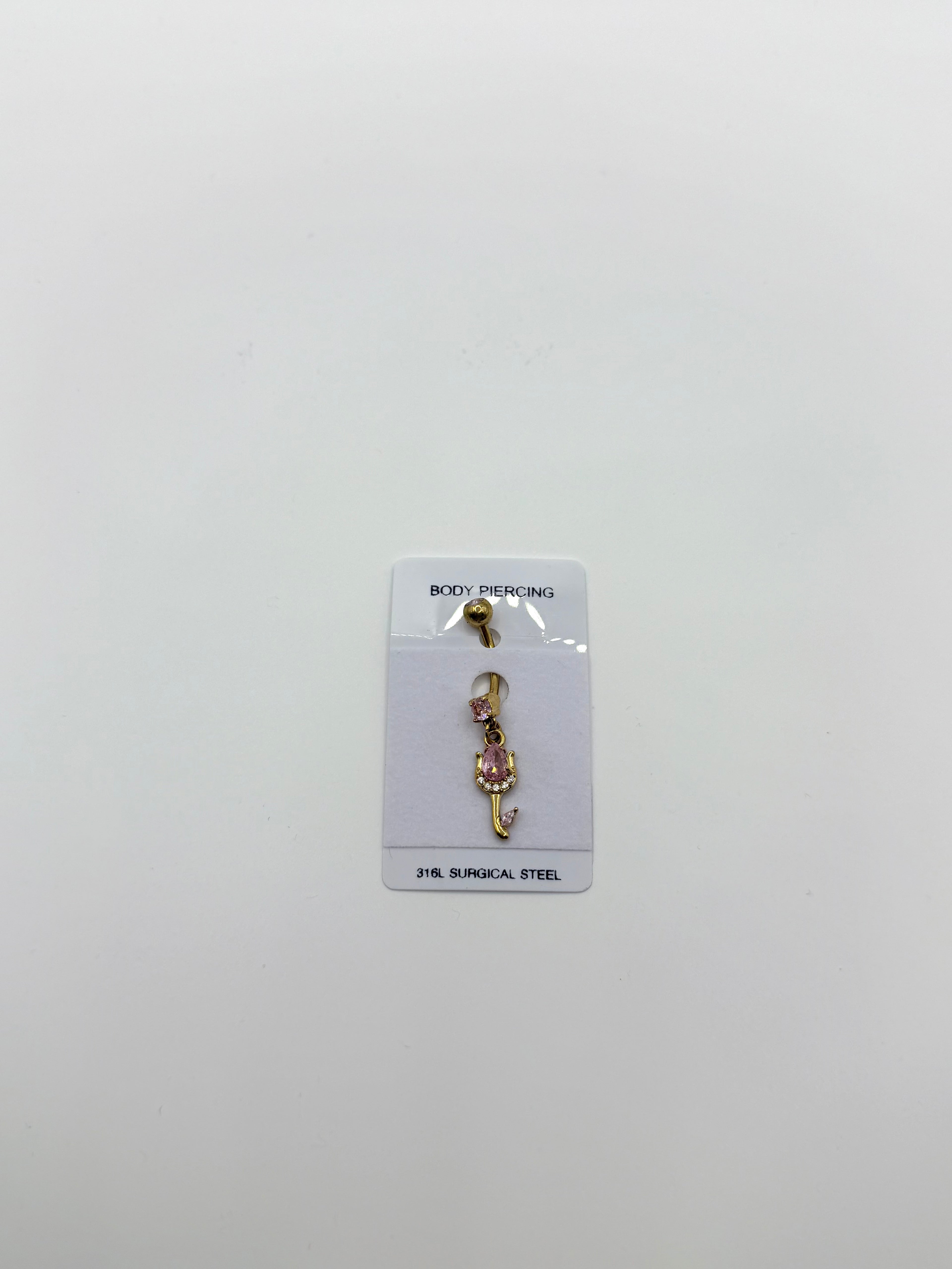 Piercing Ombelico Rosa