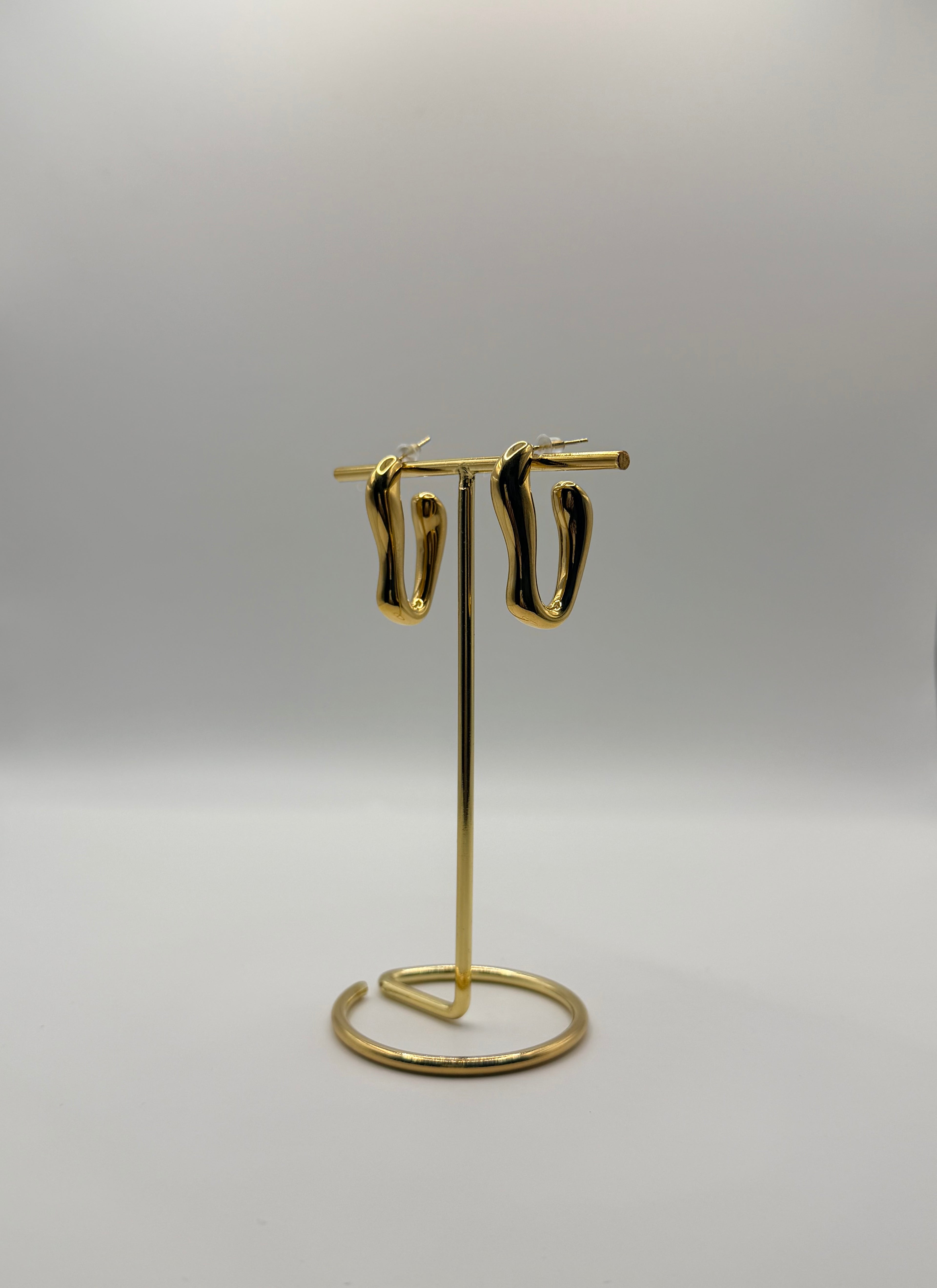 Orecchini Hoop Fluido