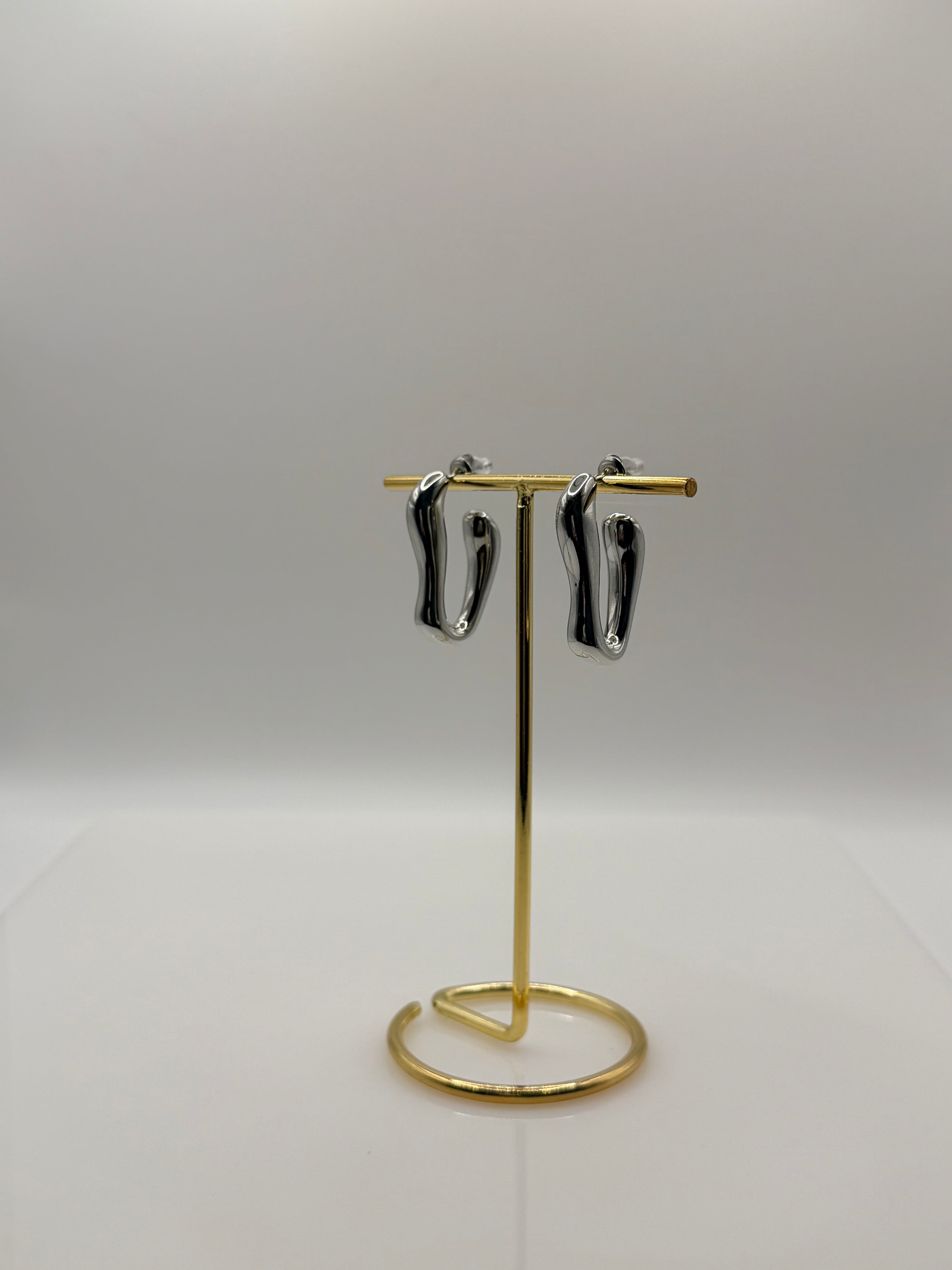Orecchini Hoop Fluido